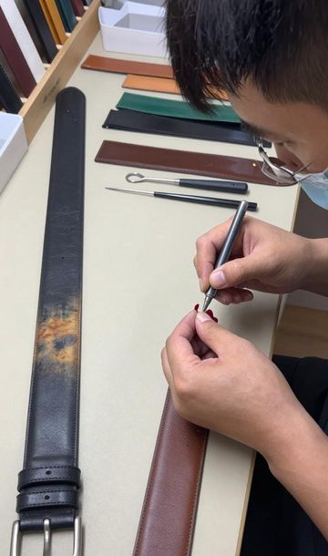 dior迪奥腰带皮带维修修复翻新_迪奥皮带扣怎么安装_迪奥皮带头拆卸视频