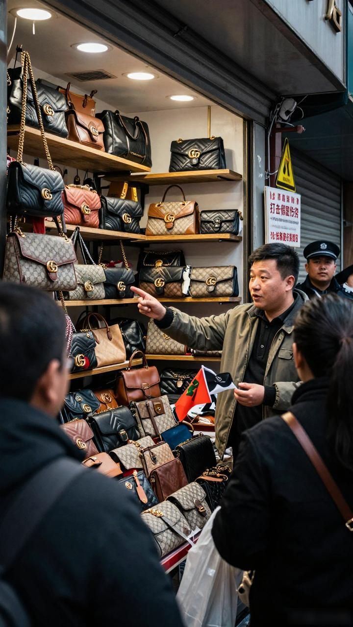奢侈品a货进货渠道_假代购调查 高仿GUCCI包 变微商海淘正品