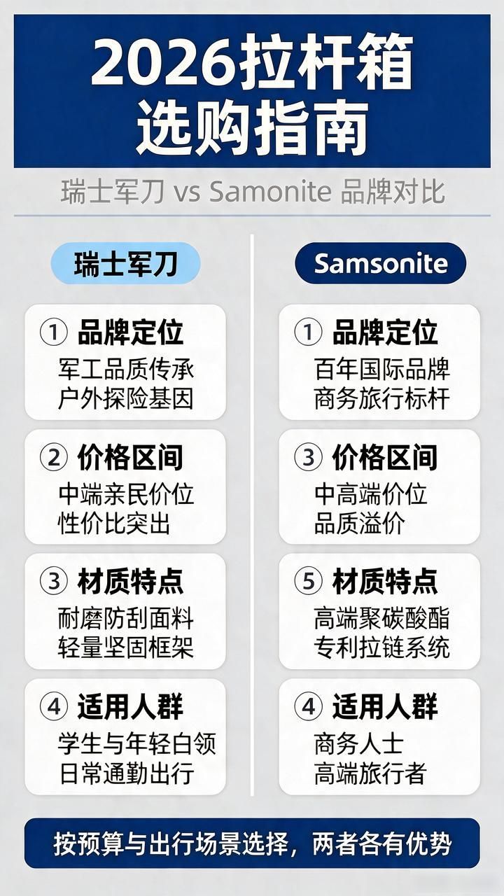 拉杆箱品牌排行榜_旅行箱什么牌子好_国外箱包品牌排行榜